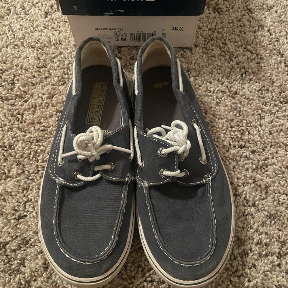 Sperry Kids Navy Boat Shoes